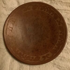 Ceramic decorative serving platter